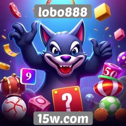 Variedade de jogos disponíveis no lobo888
